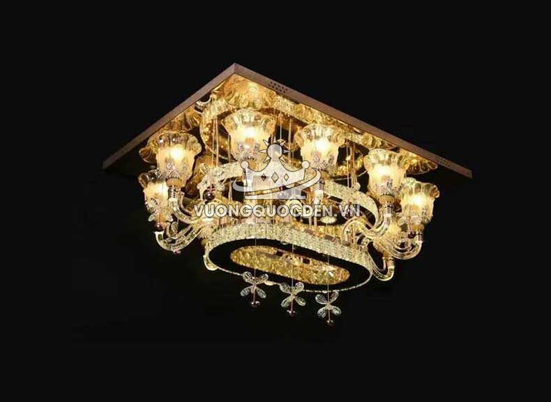 Một số lưu ý cần biết khi chọn đèn ốp trần trang trí cho phòng khách 